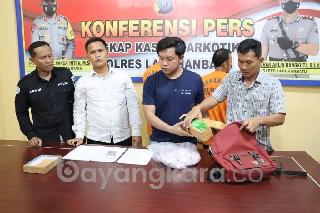 Polres Labuhanbatu Sita Ribuan Pil Ekstasi dan Amankan Dua Pelaku.