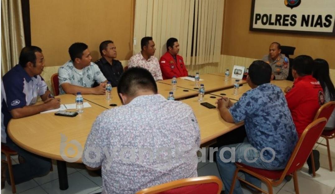 Organisasi Pemuada Batak Bersatu DPC Khusus Kepulauan Nias, Audiensi Ke Mapolres Nias