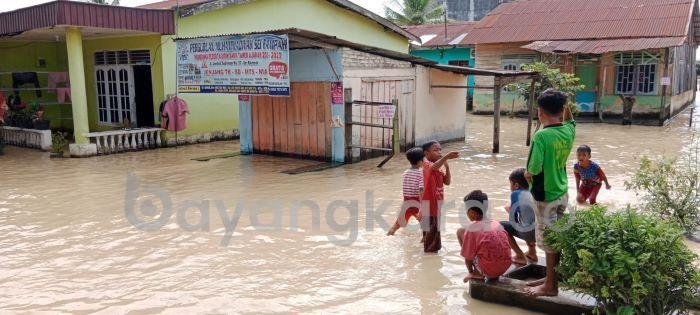 Banjir Kembali Rendam Ratusan Rumah di Serdang Bedagai