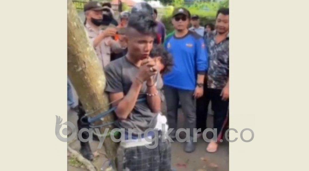 DUA PENCURI BESI DEGEBBUKI MASSA DI PERCUT SEITUAN,SAAT NI PELAKU DI TAHAN MAPOLSEK PERCUT SEITUAN