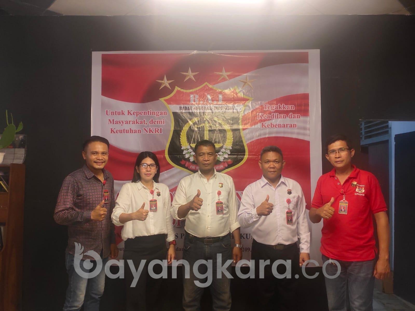 Disaksikan DPP , Badan Advokasi Indonesia DPD Sulut resmi dibentuk.