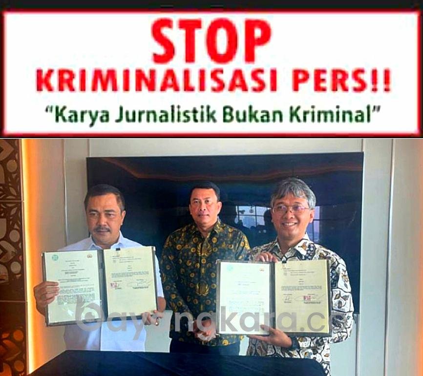 Sorotan Tajam PERS Terhadap Pemerintah Terkait Pengesahan Pasal KHUP Terbaru*