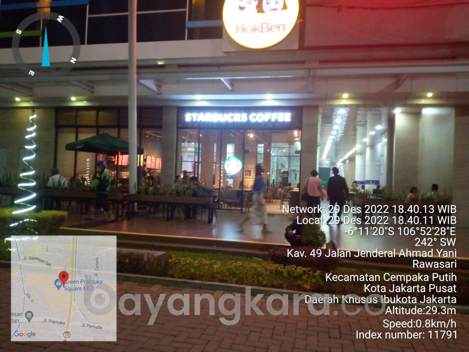 Viral…Marak..!!! Lokasi Mall Green Pramuka Lokasi Starbuck Melanggar Aturan Perizinan Produk Kopi Oleh Pernyataan BOPM RI