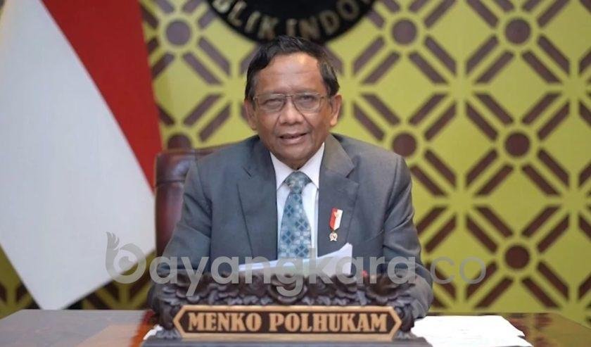 MAHFUD MD MINTA SEMUA ELEMEN MEMAKLUMI TINDAKAN POLISI MENINDAK KEJAHATAN TERORIS.