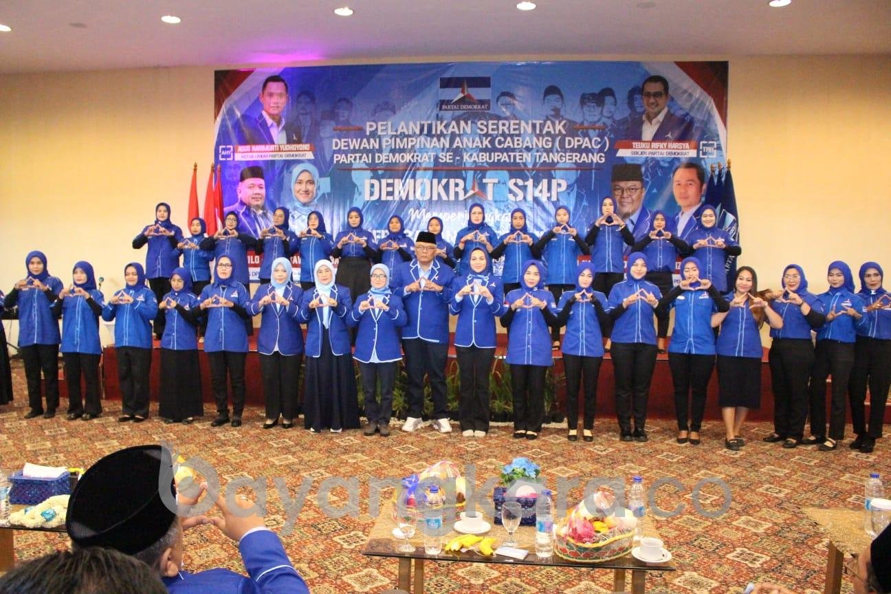580 Pengurus DPAC Partai Demokrat Se-Kabupaten Tangerang Dilantik