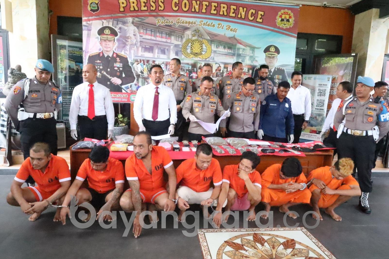 4,6 Kilogram Ganja Berhasil Diamankan Polres Gianyar