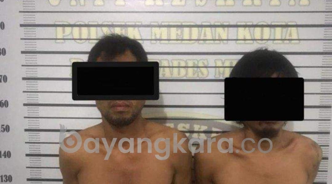 UNIT RESKRIM MEDAN KOTA TANGKAP PELAKU  SEDANG MENCURI DI EKS RS PERMATA BUNDA MEDAN