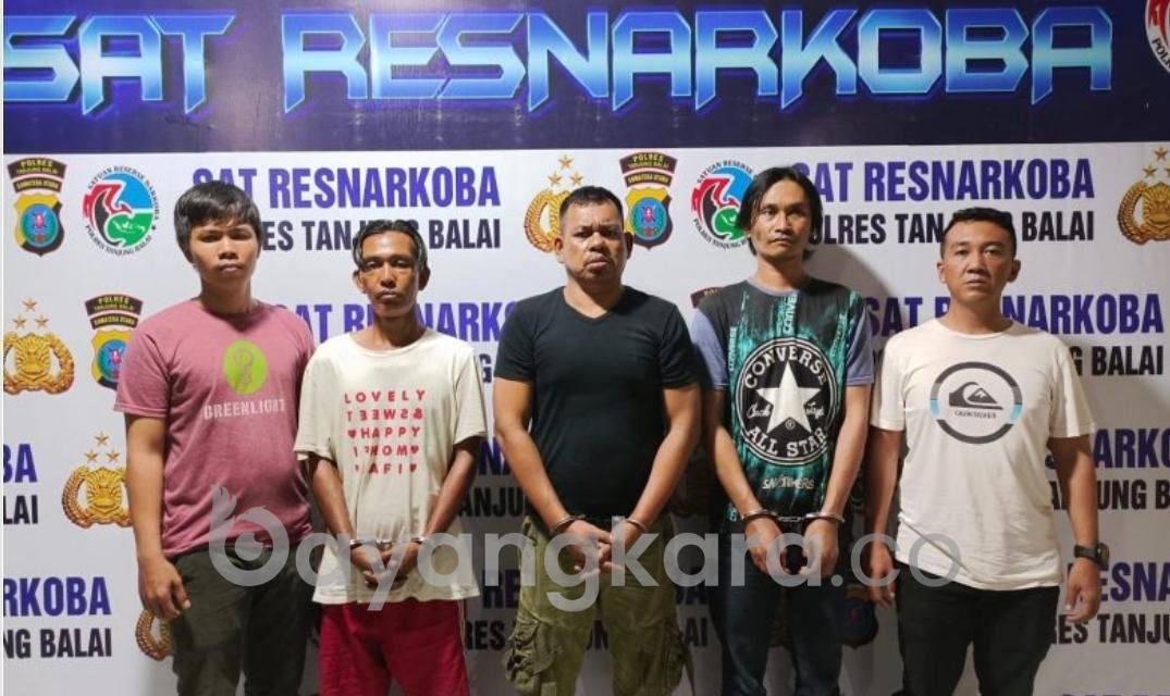 Polres Tanjungbalai Tangkap Tiga Orang Pengedar Narkotika Jenis Sabu dan Ganja