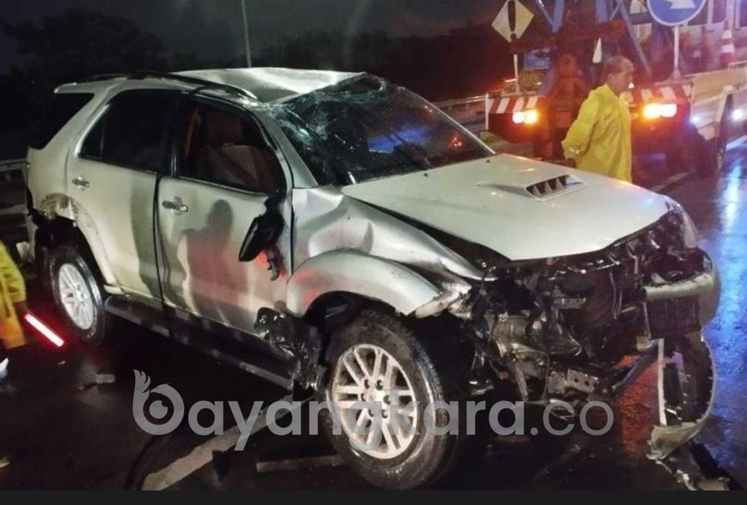Pulang Aksi dari Jakarta, 5 Kepala Desa  Kecelakaan di Tol Waru Sidoarjo