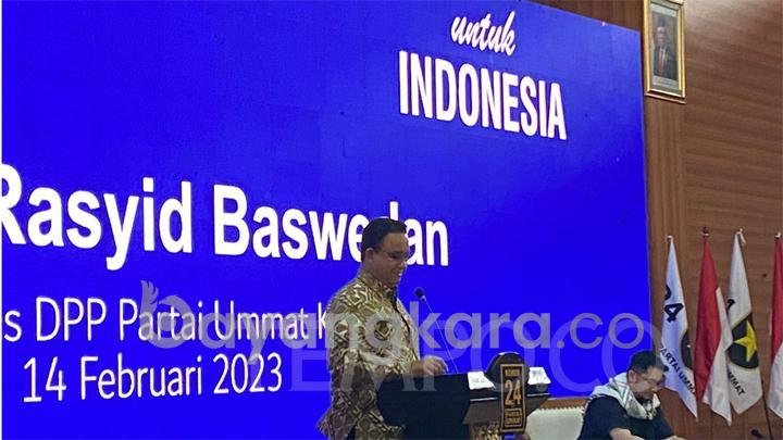 PARTAI UMAT DUKUNG PENUH KPD ANISBASWEDAN SEBAGAI CALON PRESIDEN 2024 MENTDATANG
