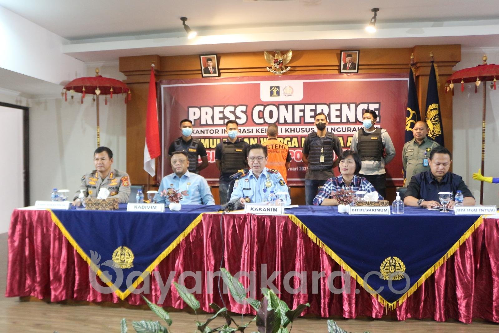 Kakanim Ngurah Rai Sugito Segera Pulangkan AS Buronan Interpol Red Notice