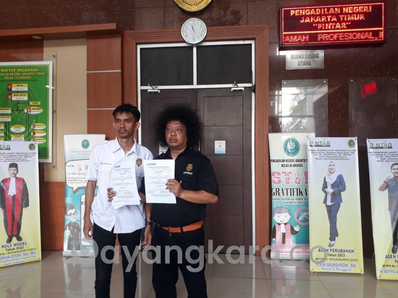 Kuasa Hukum US dan Z Gugat Polsek Duren Sawit Lewat Prapid di PN Jaktim