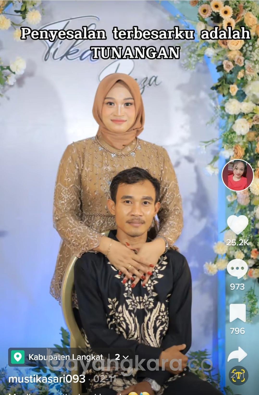 VIRAL DI MEDIA SOSIAL SEORANG WANITA BARU LAMARAN BESOK NYA BATAL NIKAHi  DI KARENA KAN CALON SUAMI BURONAN POLISI