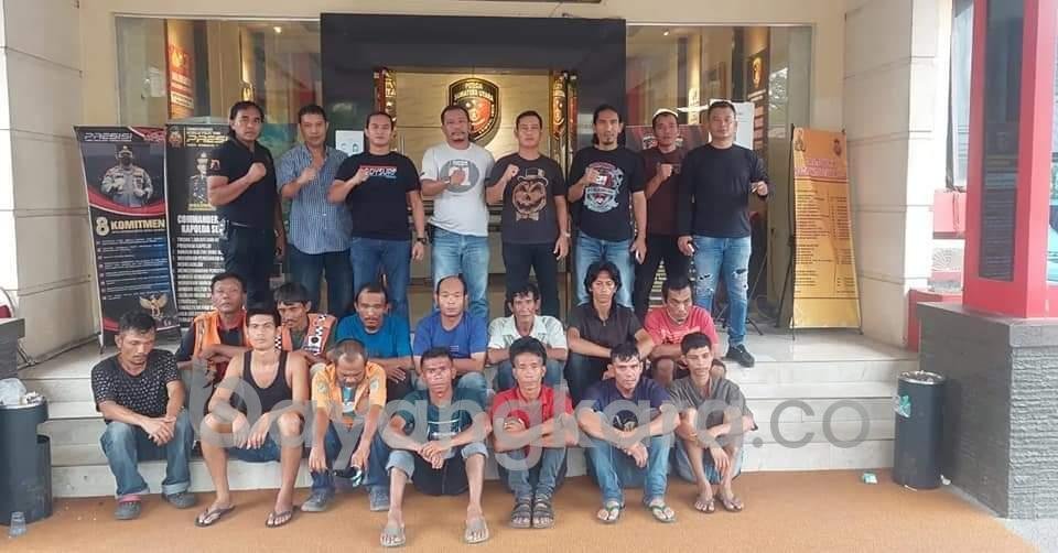 Polda Sumut Amankan Belasan Preman Bikin Resah Masyarakat