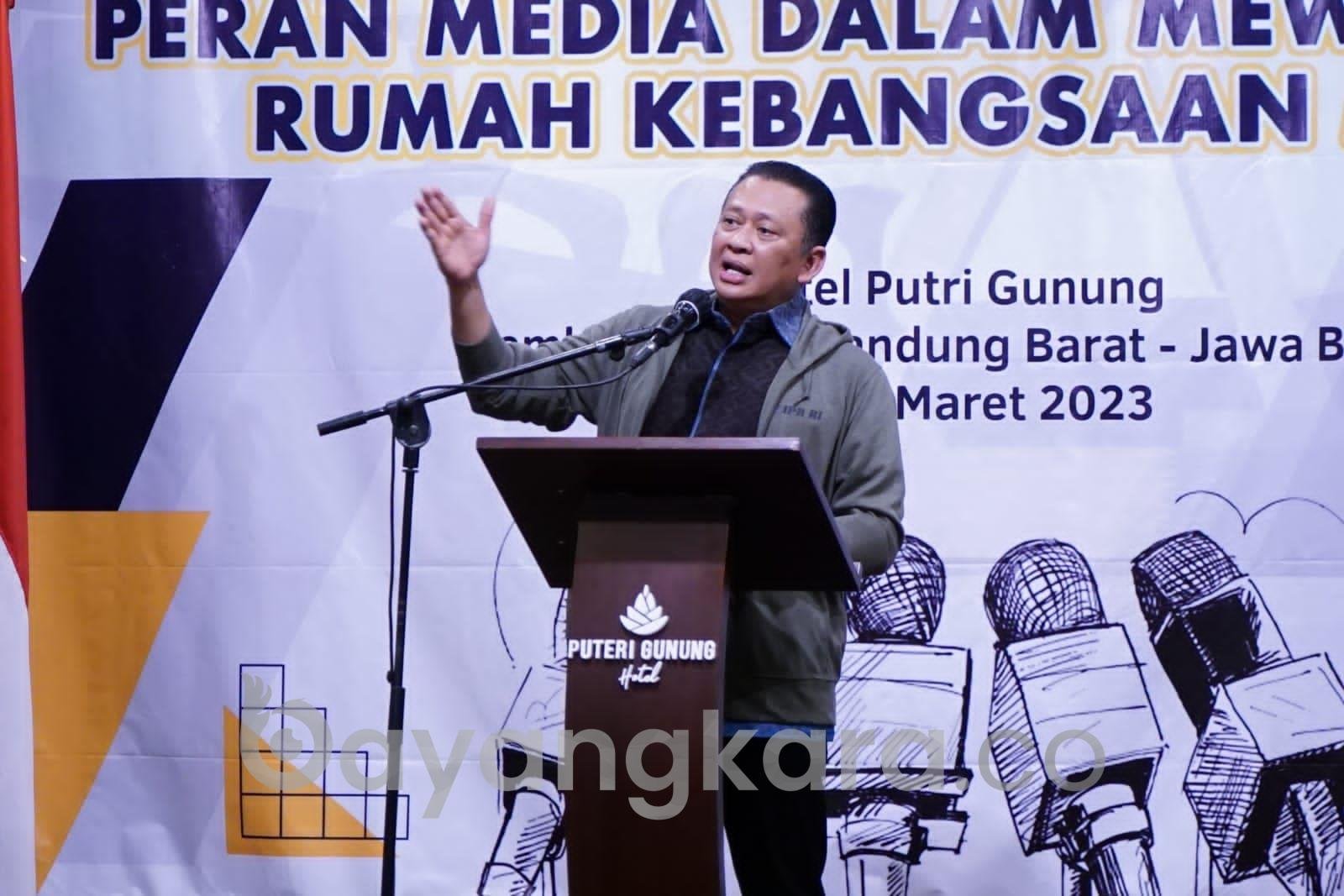 Dihadapan Wartawan Parlemen, Ketua MPR RI Bamsoet Tegaskan Masih Sangat Prematur Meributkan Wacana Penundaan Pemilu