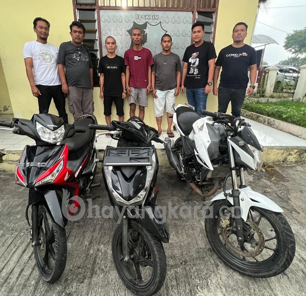 Bravo Sat Reskrim Polres Simalungun Berhasil Tangkap Pelaku Kejahatan Curanmor Lintas Kabupaten