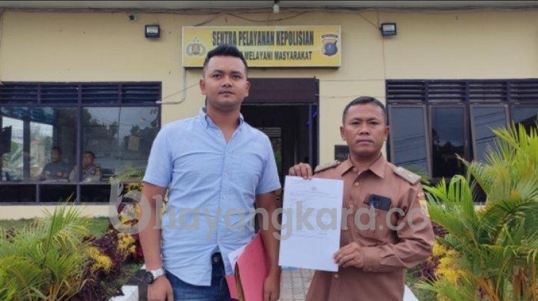 OKNUM INISIAL AKM DAN ASM  WARGA DESA SUNGAI RAYA  DI LAPORKAN DUGAAN TANDA TANGAN DAN STEMPEL PALSU