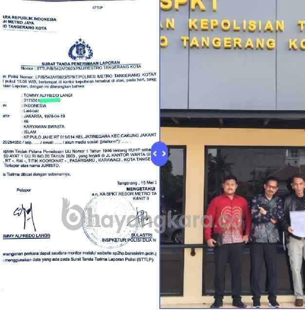 Setelah LP Lq Indonesia Law Firm,Juristo Kembali Dipolisikan DSW Law Firm,Kuasa Hukum Pemred Warta Sidik. 