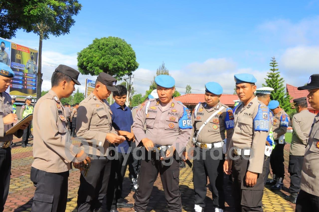 Bid Propam Polda Sumut melaksanakan kegiatan (GAKTIBPLIN) di Polres Humbang Hasundutan.