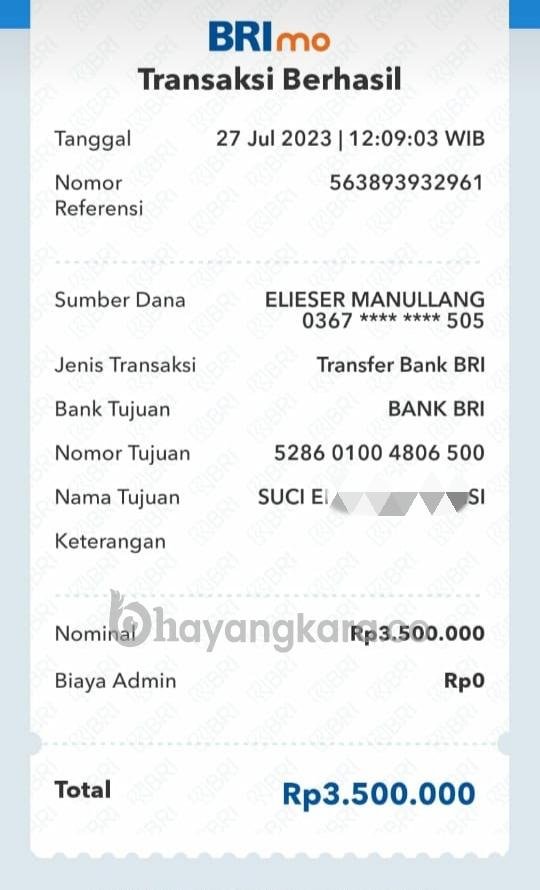 Polemik Kades Sei Mataram Kecamatan Nibung Hangus Kabupaten Batu Bara Mentransfer Ke Rekening Mister X!!