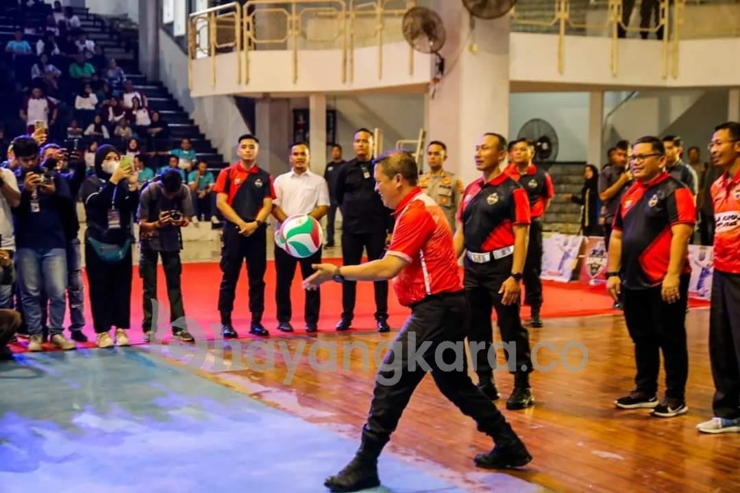 Kapolda Sumut Buka Kejuaraan Voli Kapolri Cup 2023 Zona I.