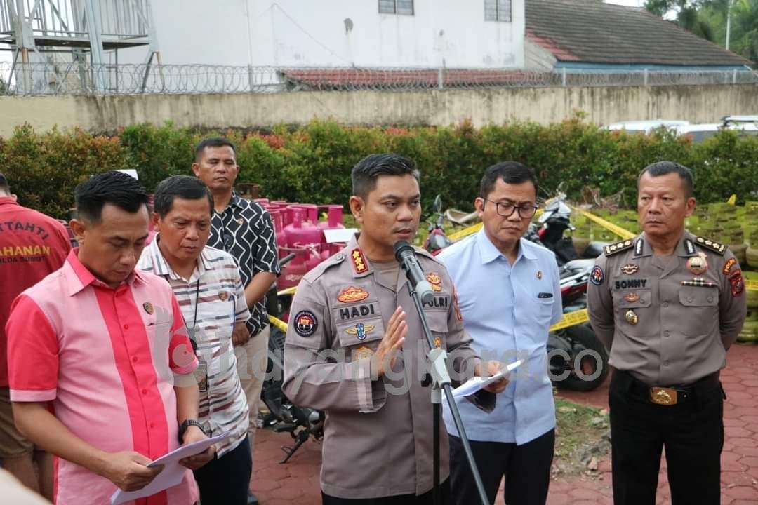 Polda Sumut Bongkar Pangkalan Oplos LPG Bersubsidi, Tiga Pelaku Diamankan