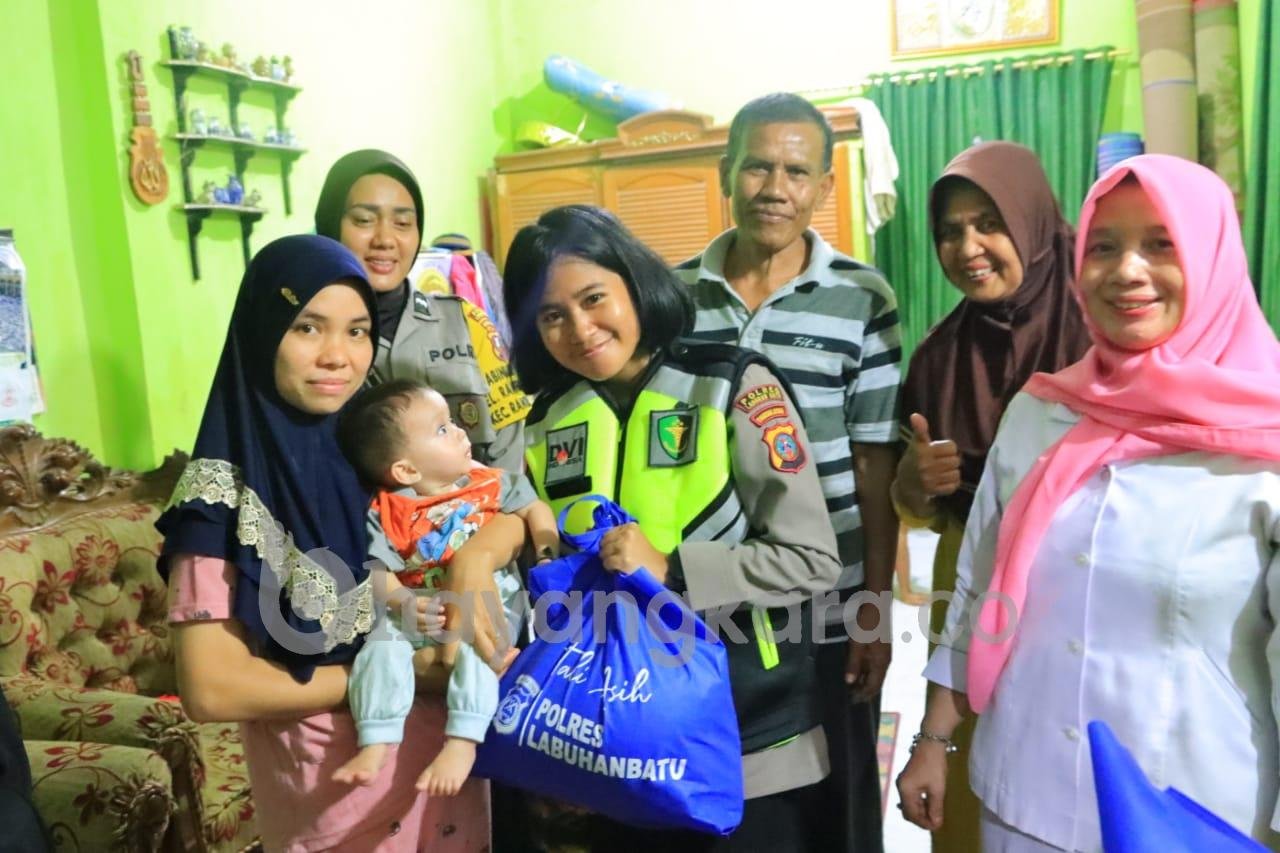 Polres Labuhanbatu Gelar Kegiatan Peduli Stunting: Berikan Harapan untuk Anak-anak Pengidap Stunting.