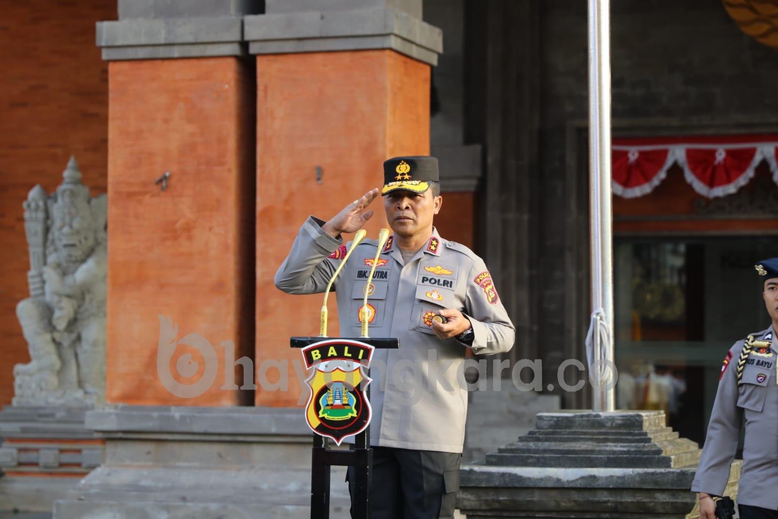 Apel Pagi Kapolda Bali Nyatakan Perang Pada Narkoba.