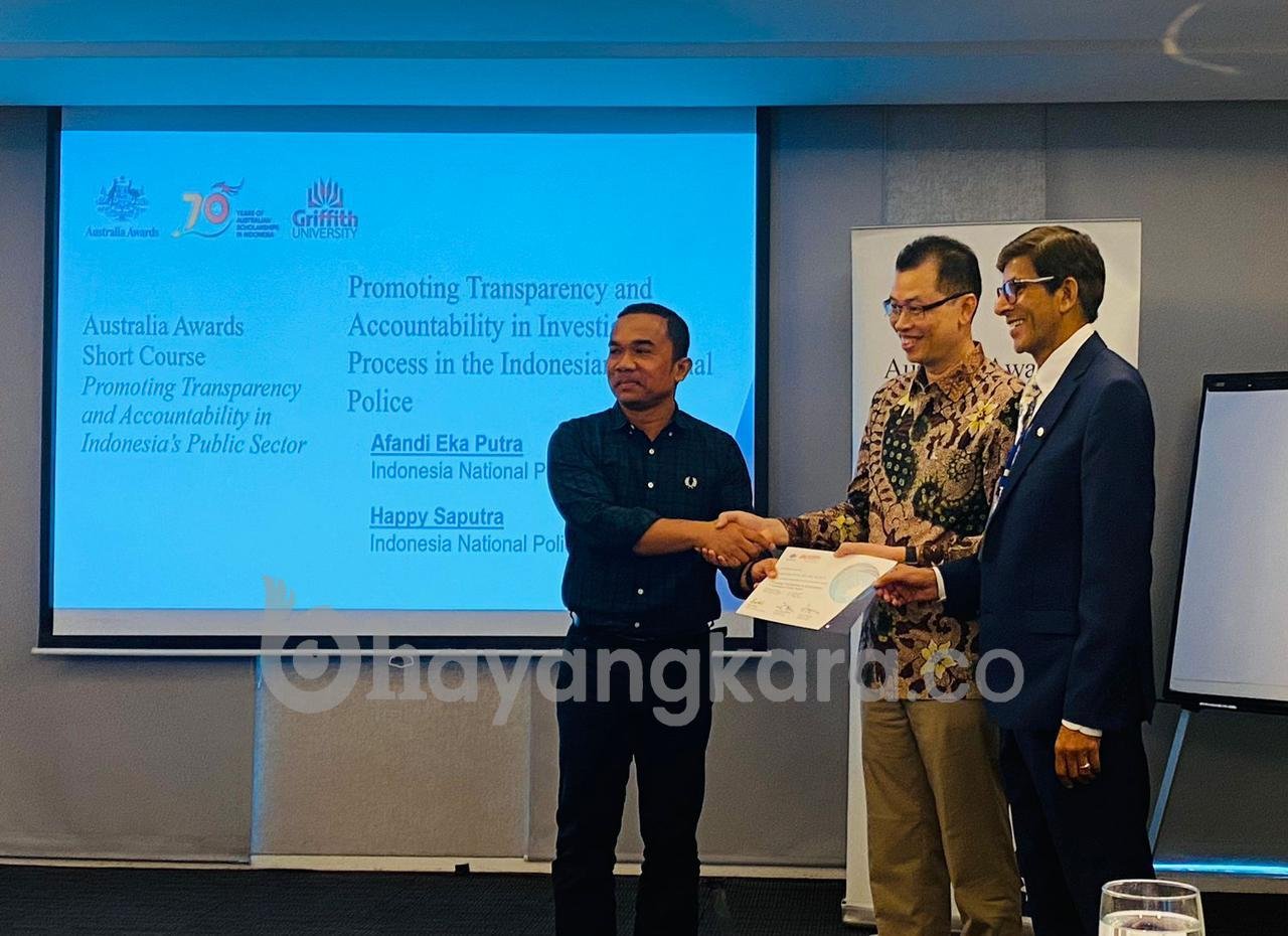 Anggota Polri Raih Australia Awards Short Course
