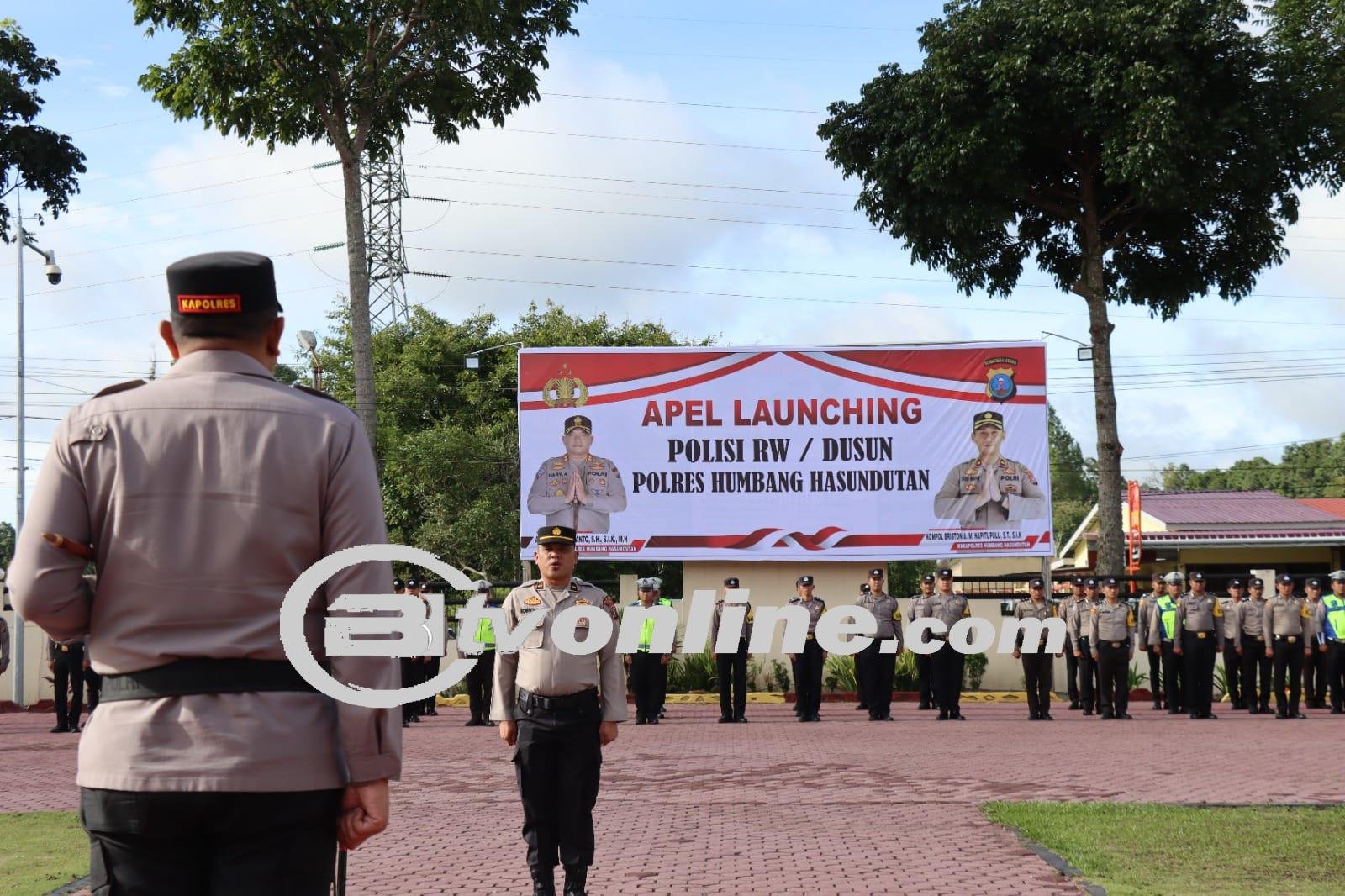 Polres HUMBAHAS Gelar Apel Launching Polisi RW