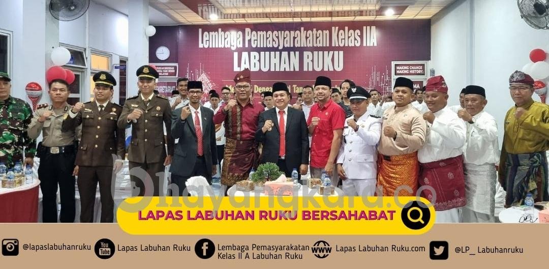 1147 WBP Lapas Kelas II A Labuhan Ruku Kanwil Kemenkumham Sumut Dapatkan Remisi HUT ke-78 RI.