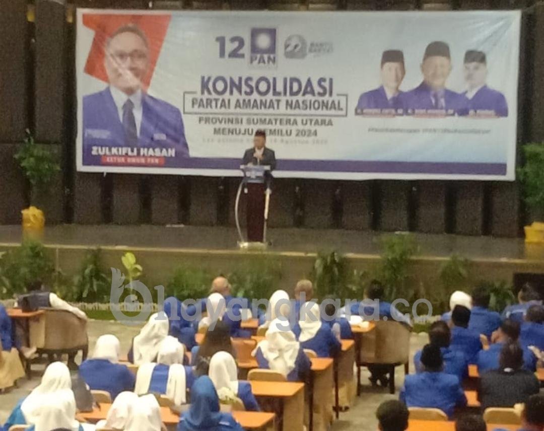 KETUM PAN ZULKIFLI HASAN SEMANGAT  DAN APRESIASI KEPADA PARA KADER PROVINSI SUMATERA UTARA.