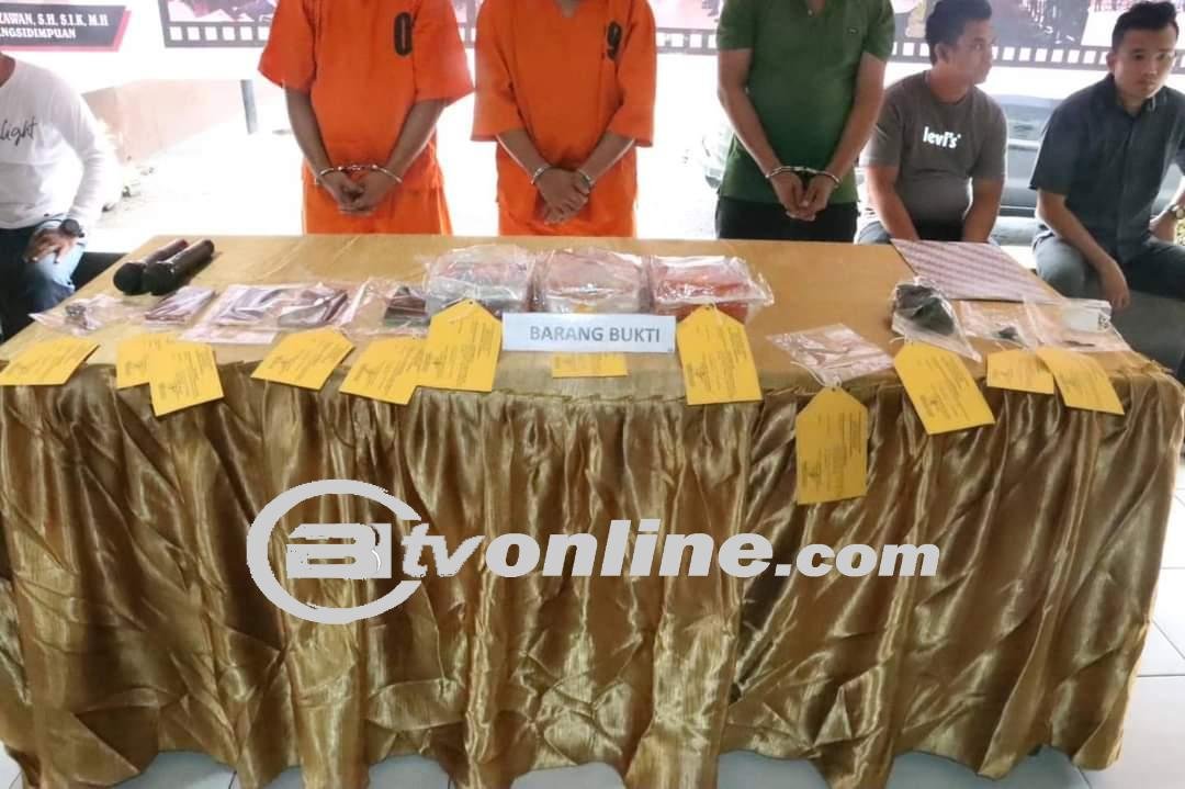 Bongkar Jaringan Narkoba, Polres Padangsidimpuan Sita 3,18 Kg Sabu dan 3 Orang Diamankan