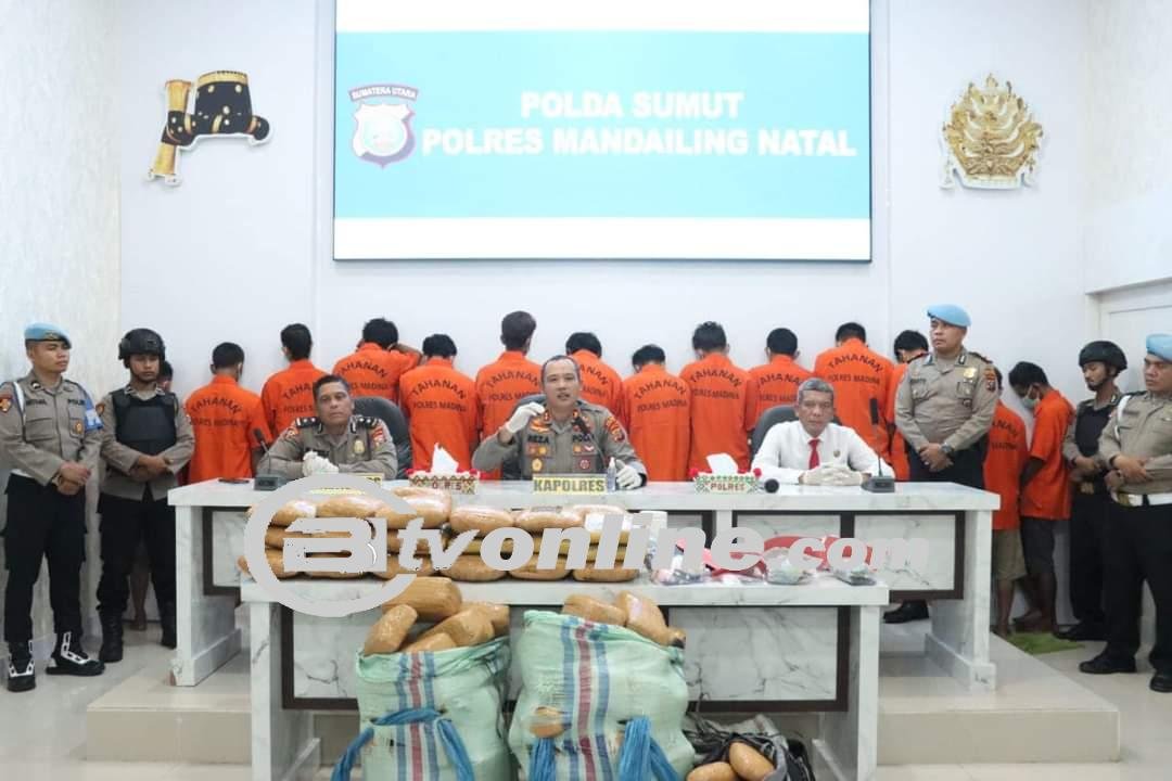 Polda Sumut Kembali Mengungkap 44 Kasus Jaringan Narkotika, 60 Pelaku Ditangkap