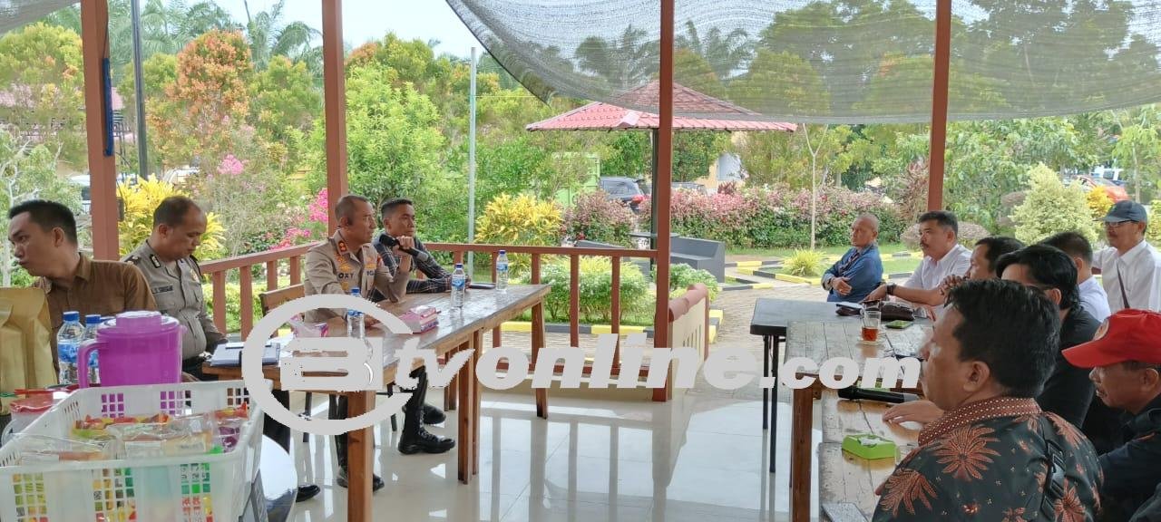 Kapolres Sergai Coffe Morning Dengan Para Awak Media