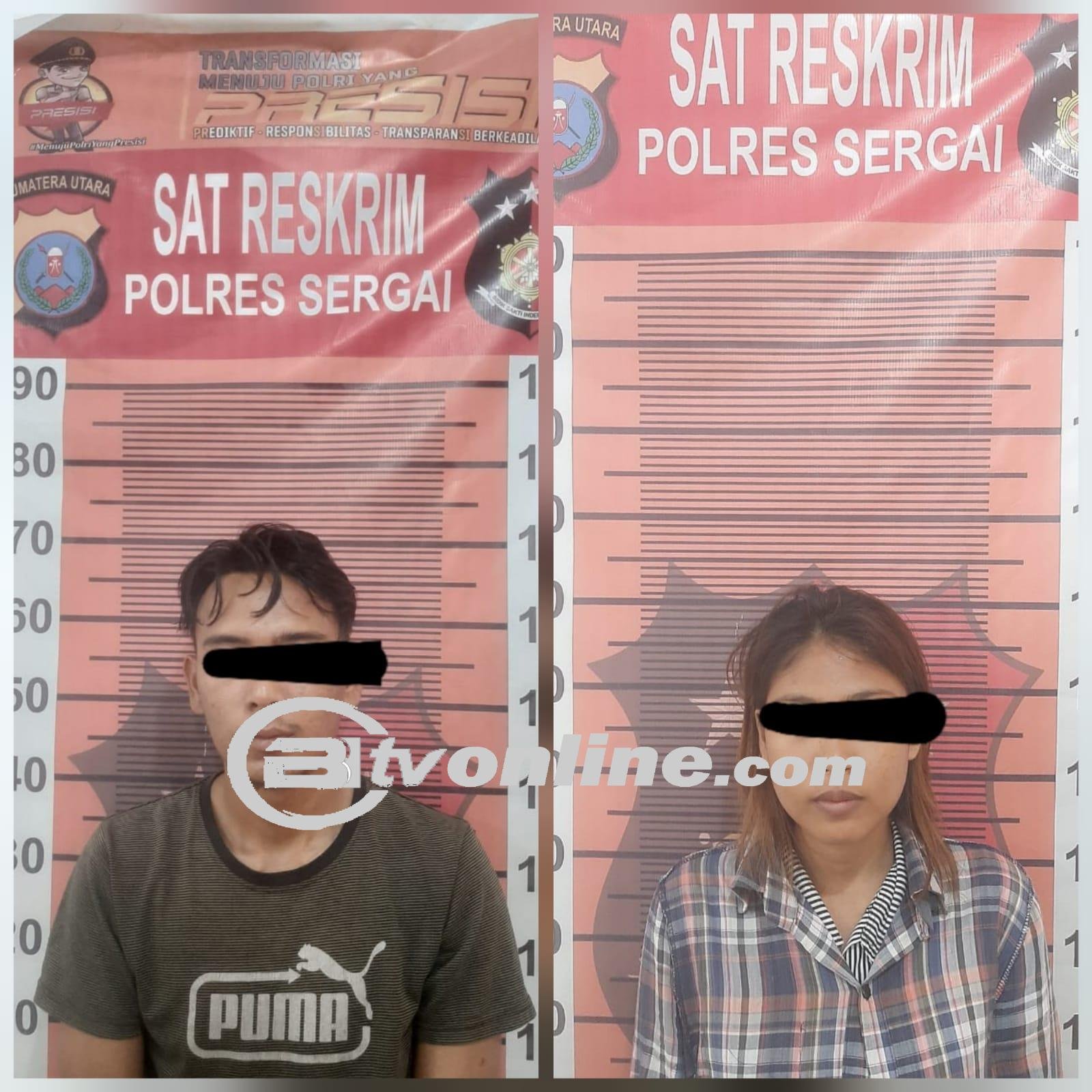 Polres Sergai Amankan Pelaku Penggelapan Mobil