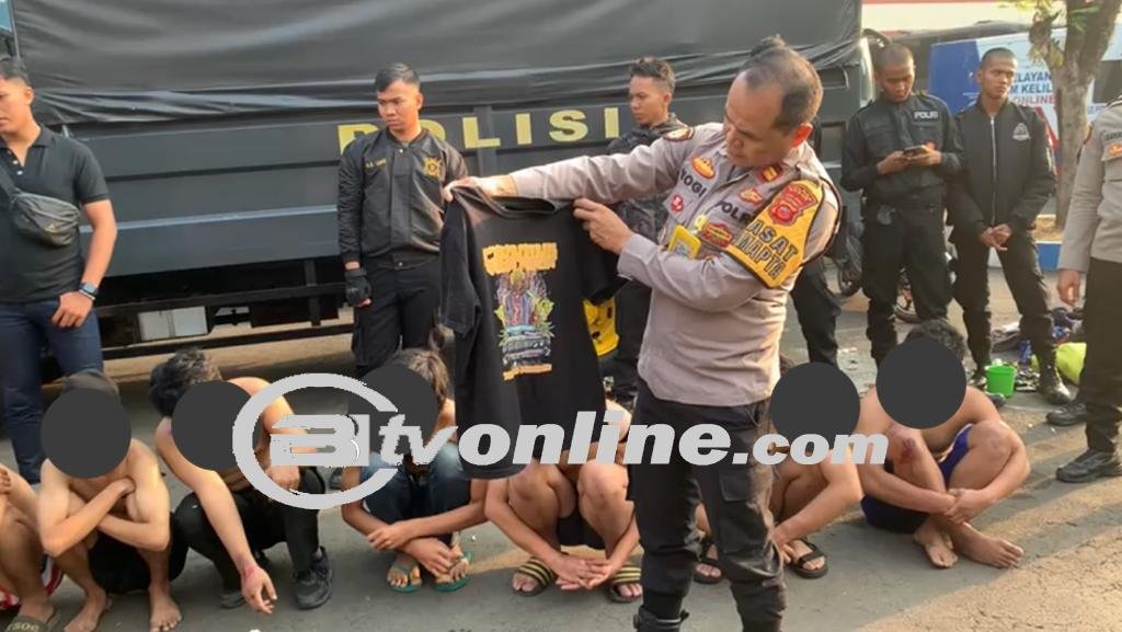 Kabid Humas Polda, Lagi – Lagi Polisi Berhasil Amankan 10 orang Gengstar Yang Meresahkan Warga Kabupaten Bogor.