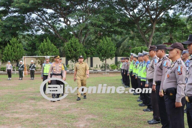Polres Sergai Apel Gelar Pasukan Dalam Rangka Ops Zebra Toba 2023, 14 Hari Kedepan Akan Berlangsung