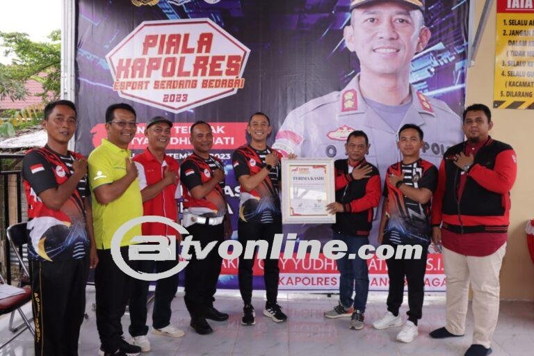 Polres Sergai Me-Respons, Peringati HUT Lalin Bhayangkara ke 68, Polres Sergai Adakan Pertandingan E-Sport Kapolres Cup