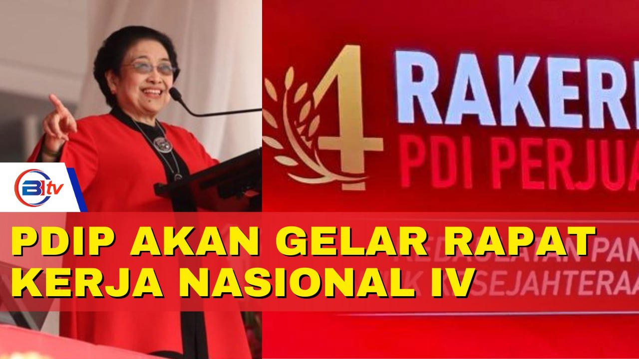 Megawati Jokowi dan Ganjar Akan Gelar Rapat Kerja Nasional IV 