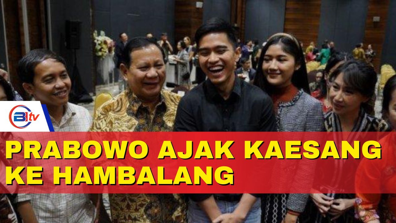 Prabowo Subianto Ajak Kaesang Pangarep Bersilaturahmi ke Hambalang