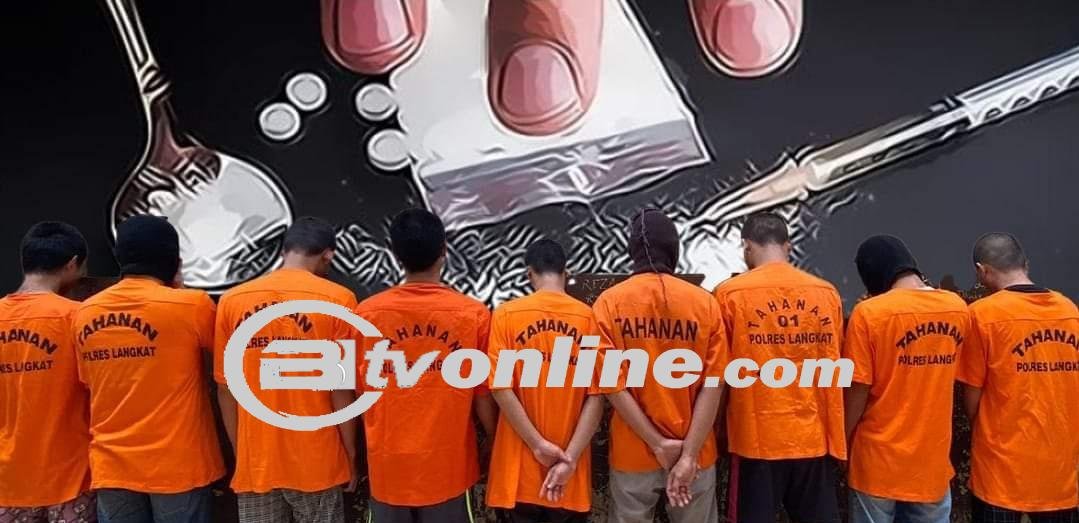 217 Kasus Berhasil Diungkap Sat Narkoba Polres Langkat Dalam Kurun Waktu 8 Bulan.