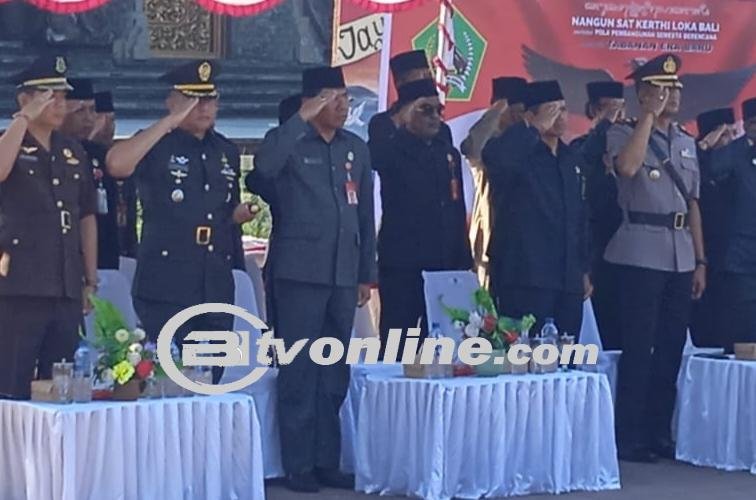 Upacara Hari Kesaktian Pancasila yang Dilaksanakan di Taman Bung Karno Tabanan Dipimpin Langsung Komandan Kodim 1619/Tabanan