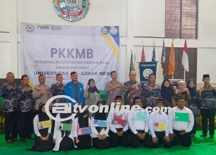 Wakapoldasu Brigjen Pol. Drs. Jawari, SH, MH Hadiri PKKMB Universitas Al-Azhar