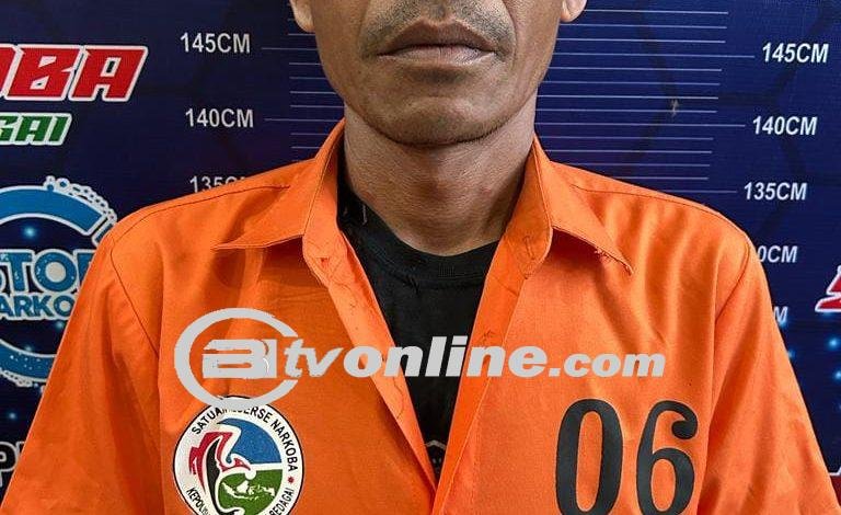 Satnarkoba Polres Sergai Berhasil Tangkap Seorang Pria Terduga Pengedar Sabu