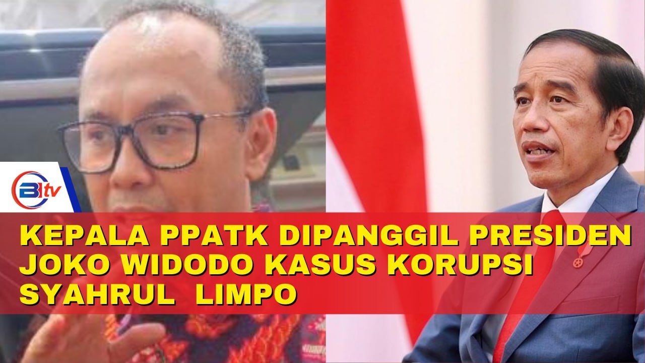 Kepala PPATK Dipanggil Presiden Joko Widodo ke Istana Terkait Kasus Korupsi Syahrul Limpo