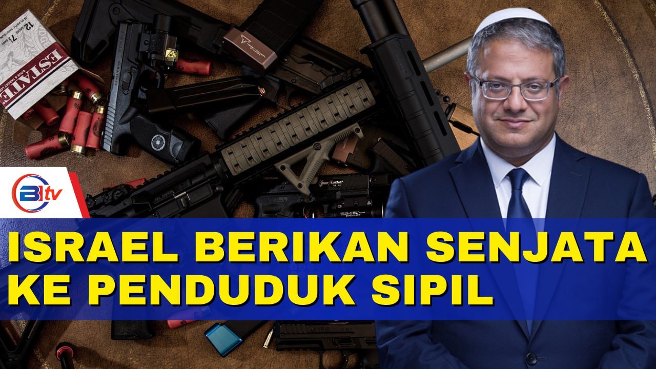 Perang!Israel Vs Hamas Memanas, Menteri Keamanan Israel Bagi-Bagi Senjata Api ke Penduduk Sipil