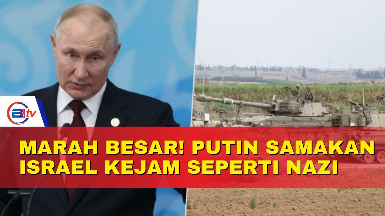 Presiden Rusia Marah Besar, Israel Kejam Seperti Nazi