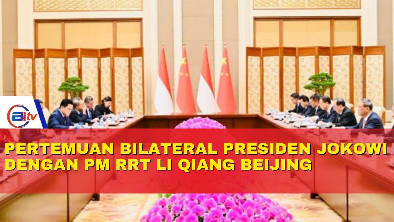 Pertemuan Bilateral Presiden Jokowi dengan PM RRT Li Qiang Beijing