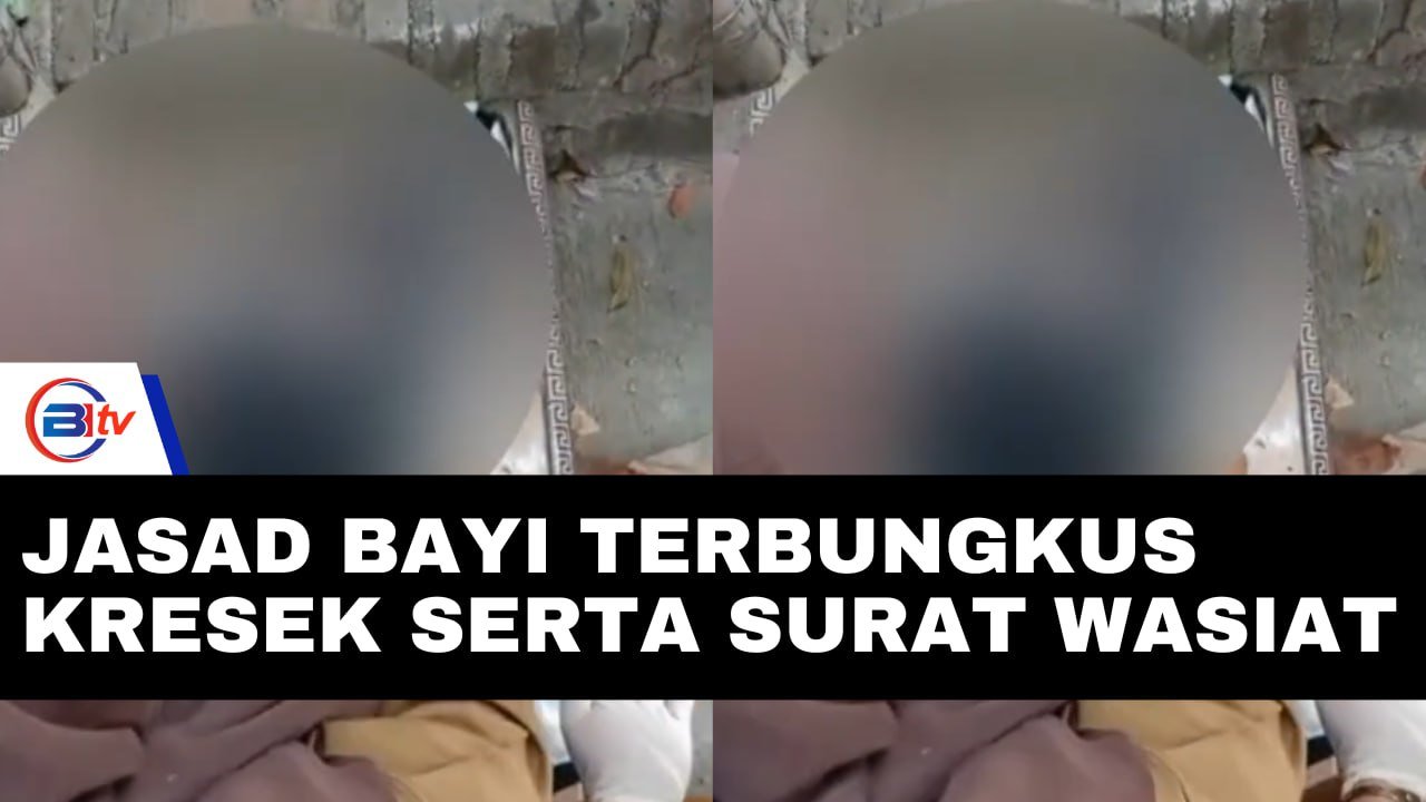 Miris! Ditemukan Jasad Bayi Terbungkus Kresek Serta Surat Wasiat
